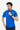 M - Polyester Polo - Royal Blue - Front View