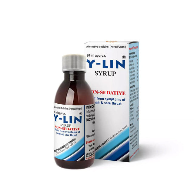 Y-LIN SYRUP 90ml | Brick Laboratories – Africa House Pakistan